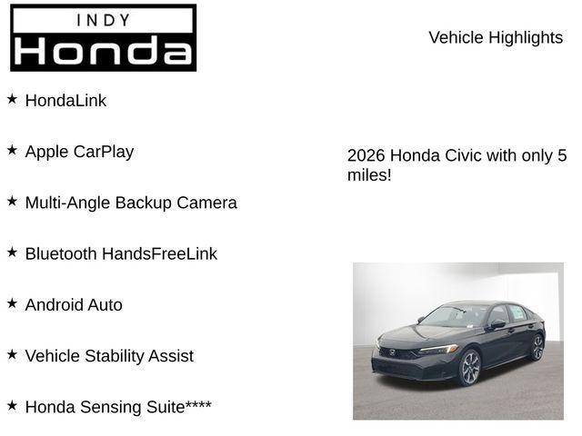 new 2026 Honda Civic Hybrid car, priced at $32,963