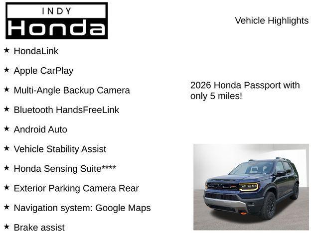 new 2026 Honda Passport car, priced at $49,456