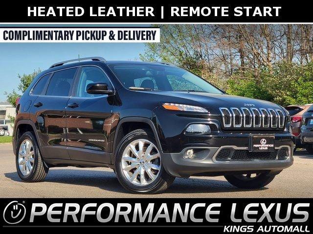 used 2017 Jeep Cherokee car, priced at $17,200
