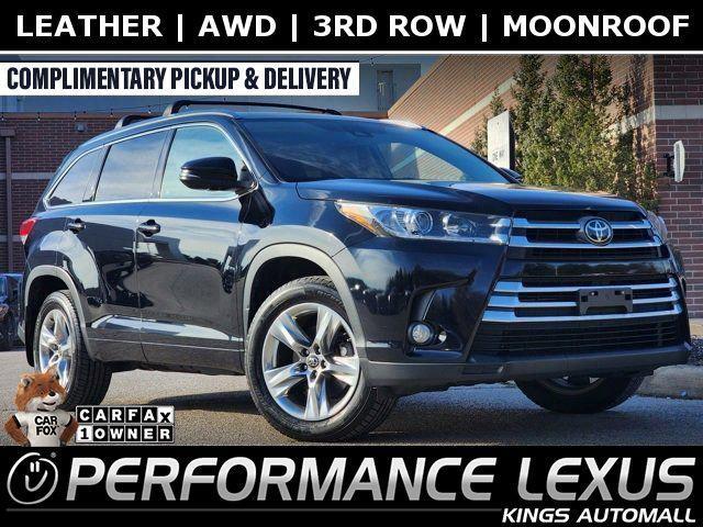 used 2018 Toyota Highlander car, priced at $27,700