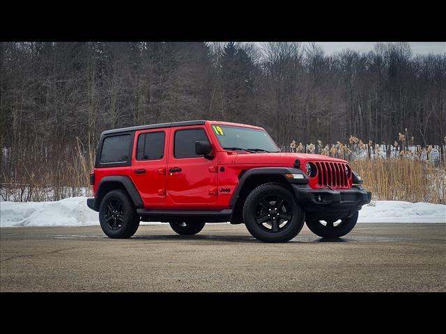 used 2019 Jeep Wrangler Unlimited car, priced at $23,900