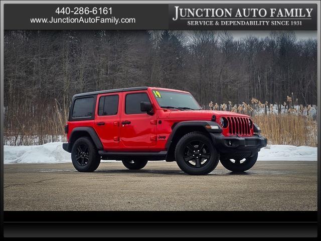 used 2019 Jeep Wrangler Unlimited car, priced at $23,900