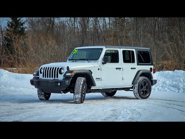 used 2021 Jeep Wrangler Unlimited car, priced at $28,990