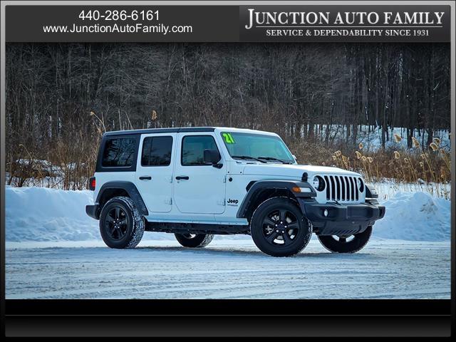 used 2021 Jeep Wrangler Unlimited car, priced at $30,900