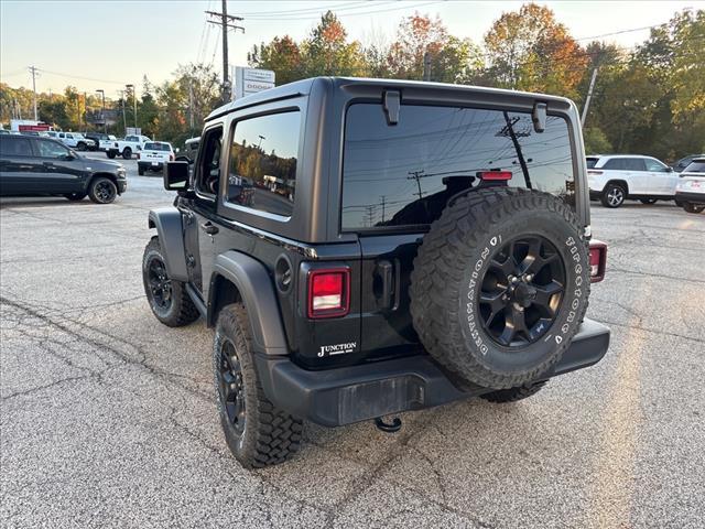 used 2021 Jeep Wrangler car, priced at $30,900