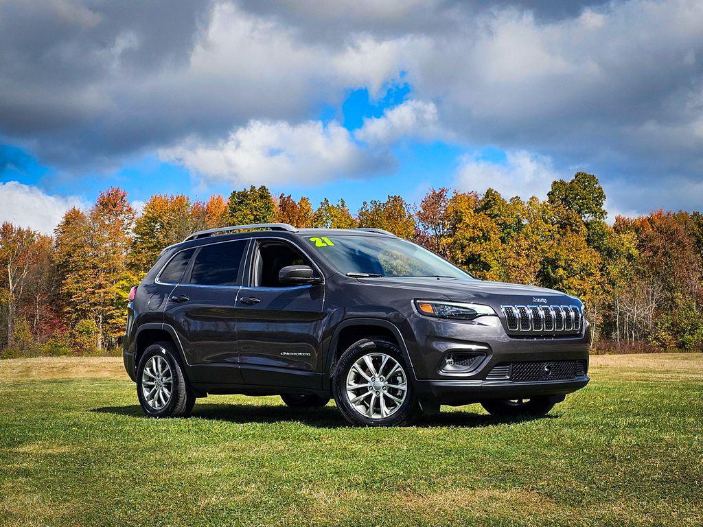 used 2021 Jeep Cherokee car, priced at $21,900