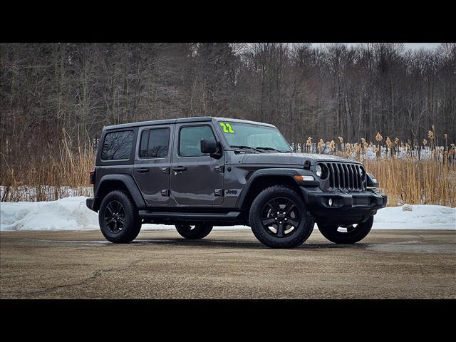 used 2022 Jeep Wrangler Unlimited car, priced at $28,900