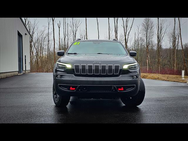 used 2021 Jeep Cherokee car, priced at $24,900