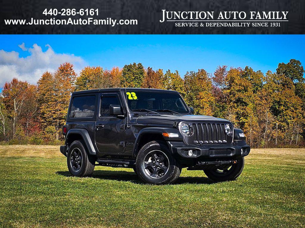used 2023 Jeep Wrangler car, priced at $30,900