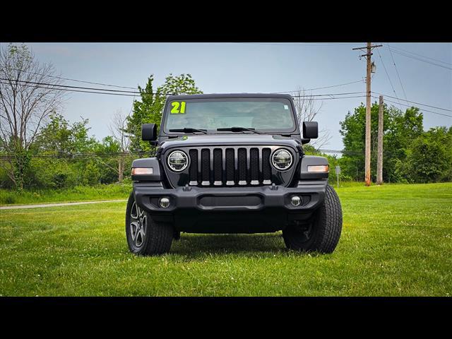used 2021 Jeep Wrangler car, priced at $30,900