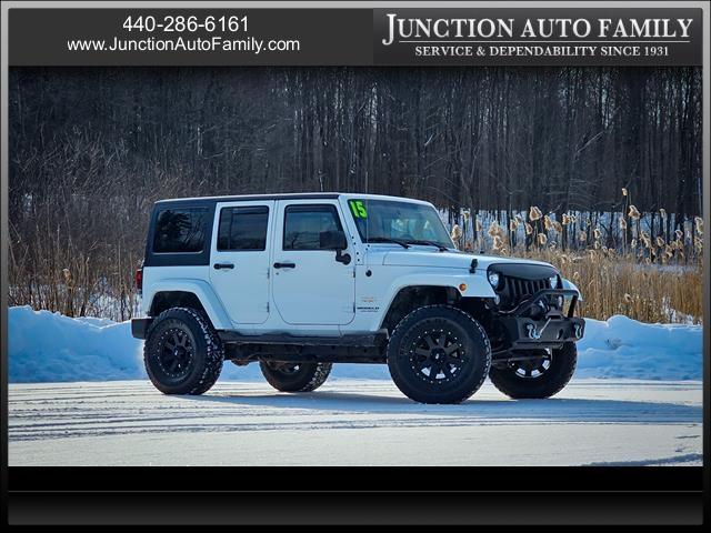 used 2015 Jeep Wrangler Unlimited car, priced at $15,900