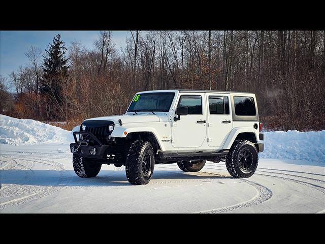 used 2015 Jeep Wrangler Unlimited car, priced at $15,900