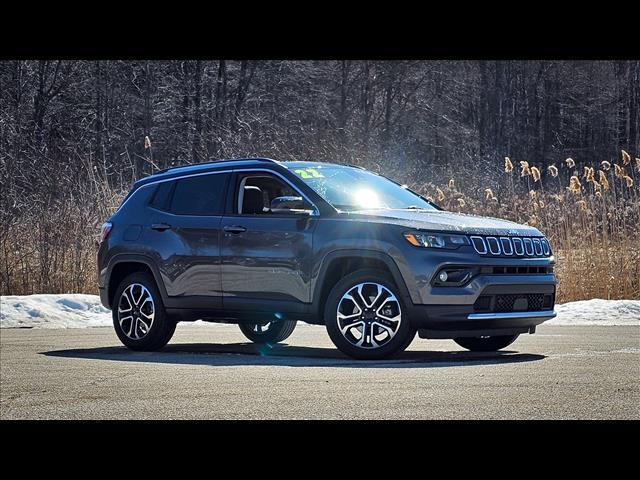 used 2022 Jeep Compass car, priced at $23,900