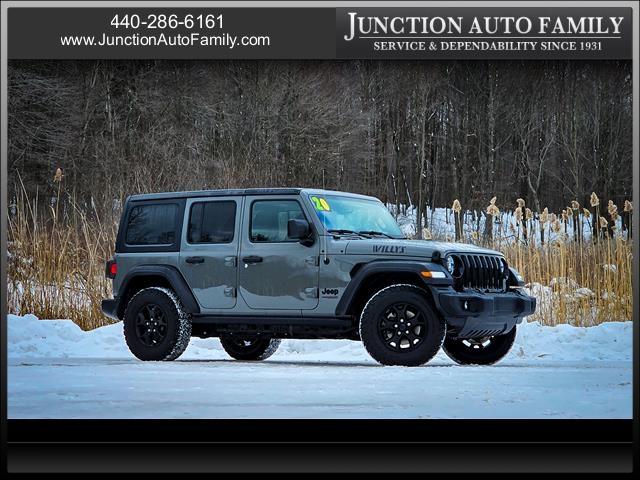 used 2020 Jeep Wrangler Unlimited car, priced at $28,900