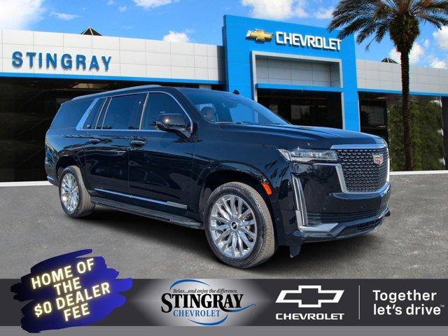 used 2022 Cadillac Escalade ESV car, priced at $61,538