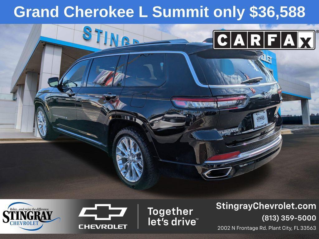 used 2021 Jeep Grand Cherokee L car, priced at $36,588