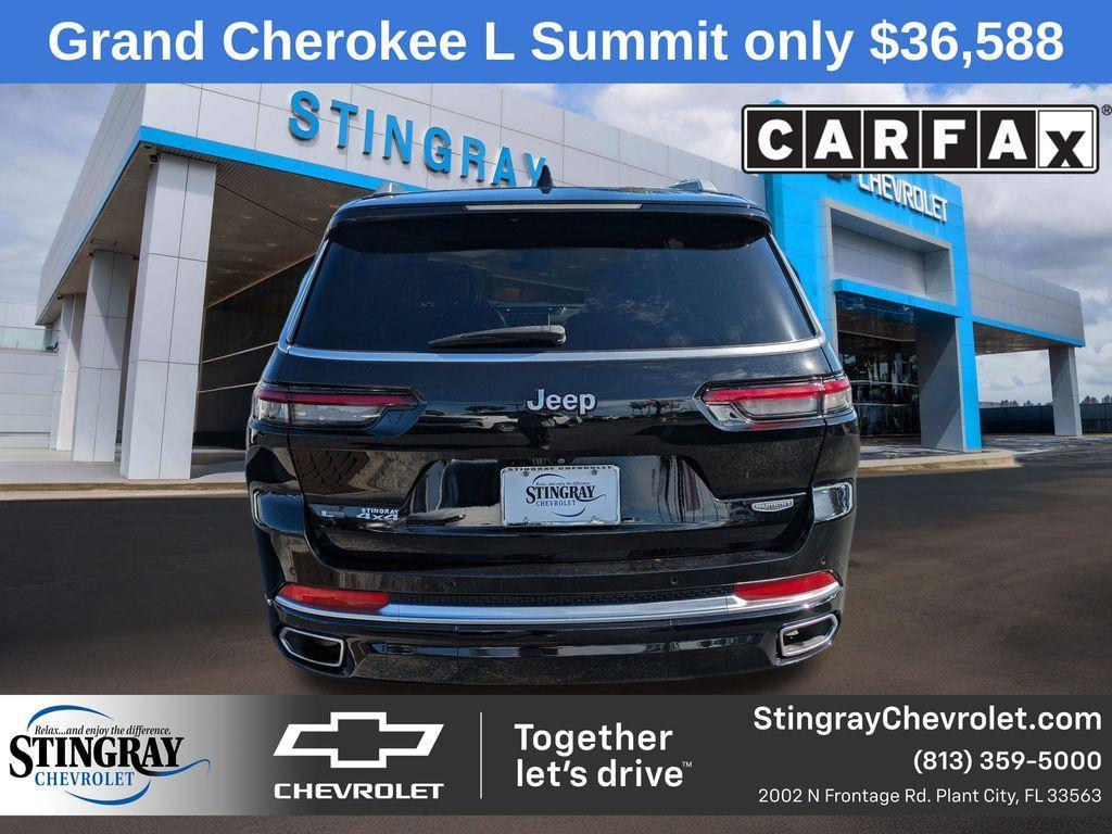 used 2021 Jeep Grand Cherokee L car, priced at $36,588