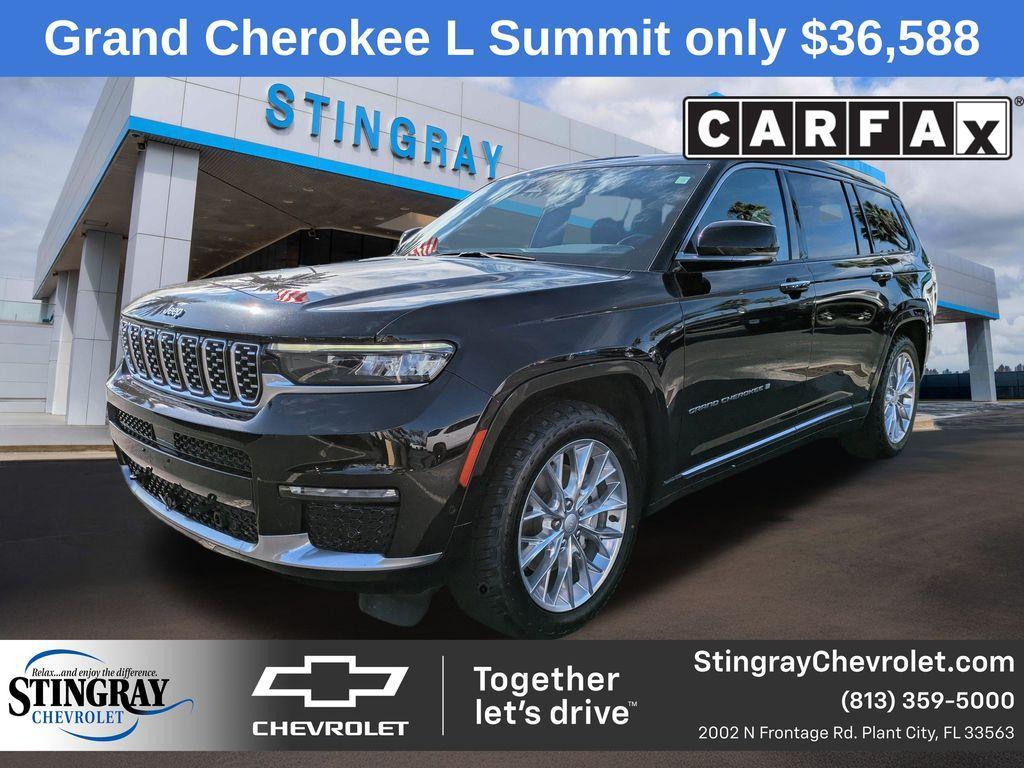 used 2021 Jeep Grand Cherokee L car, priced at $36,588