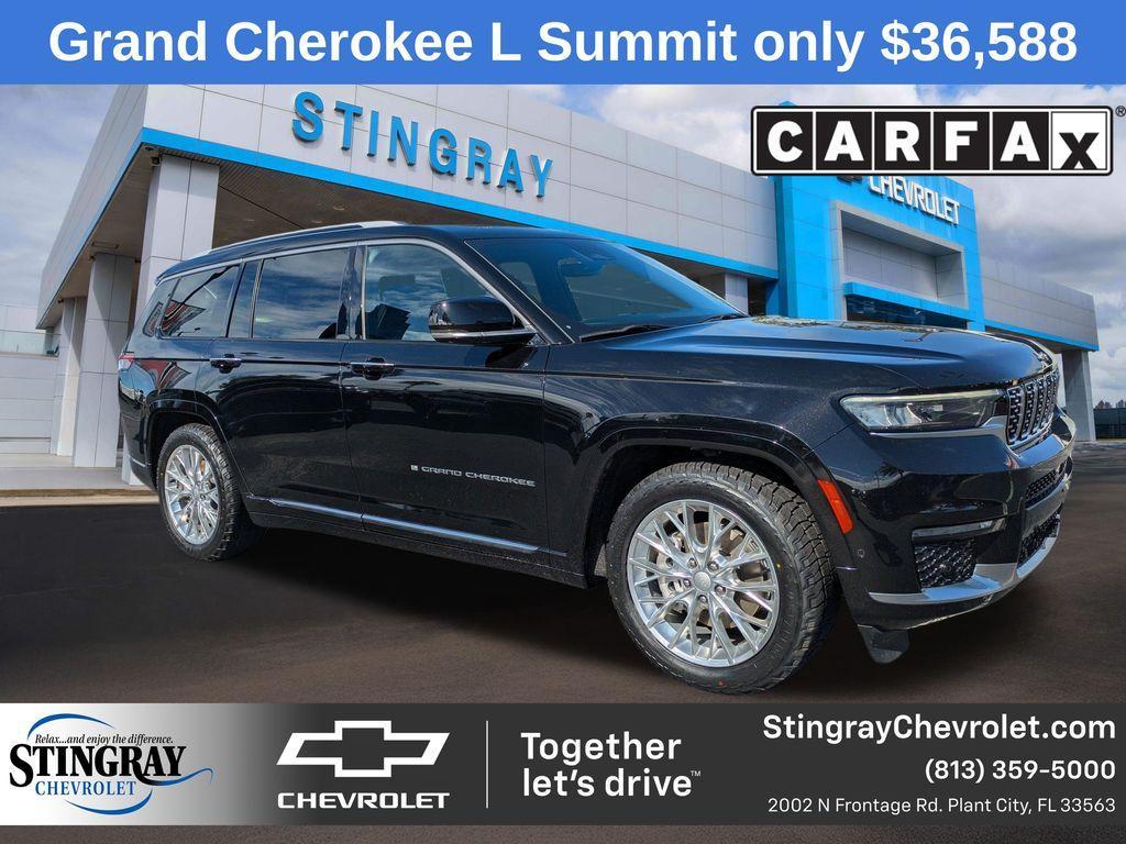 used 2021 Jeep Grand Cherokee L car, priced at $36,588