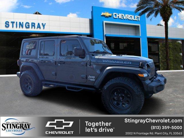 used 2018 Jeep Wrangler Unlimited car, priced at $21,888