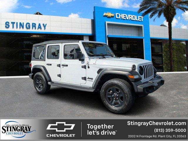 used 2022 Jeep Wrangler Unlimited car, priced at $27,698