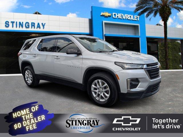 used 2022 Chevrolet Traverse car, priced at $25,788
