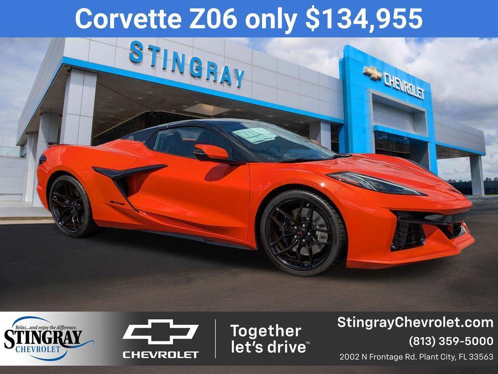 new 2025 Chevrolet Corvette car, priced at $134,955
