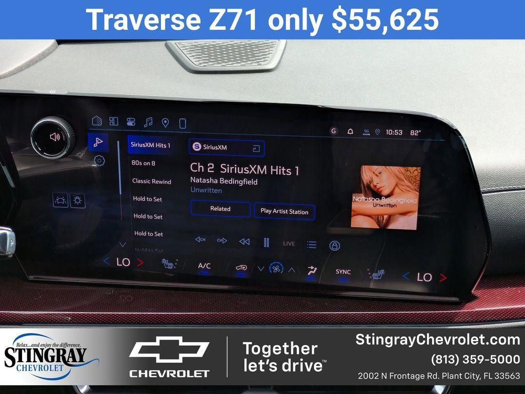 new 2026 Chevrolet Traverse car, priced at $55,625