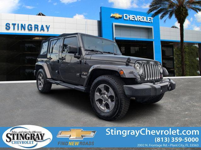 used 2017 Jeep Wrangler Unlimited car, priced at $25,398
