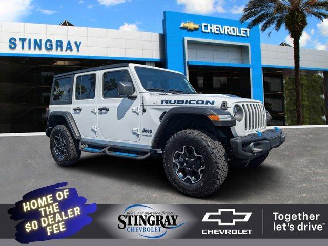 used 2022 Jeep Wrangler Unlimited 4xe car, priced at $41,699