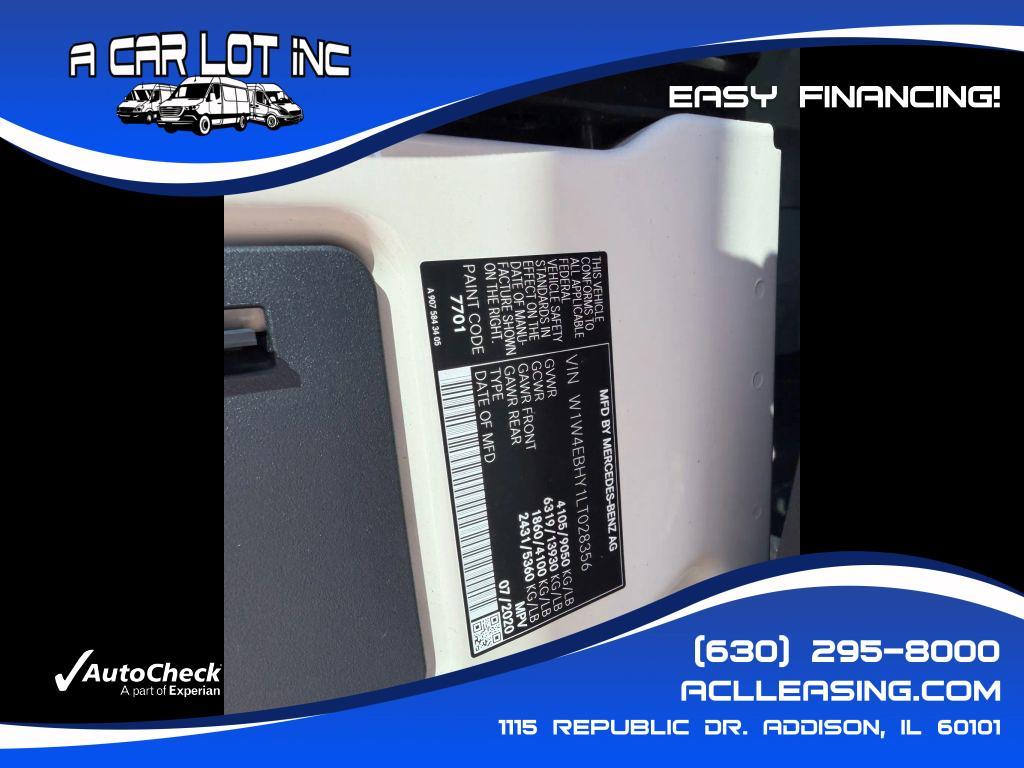 used 2020 Mercedes-Benz Sprinter 2500 car, priced at $23,995