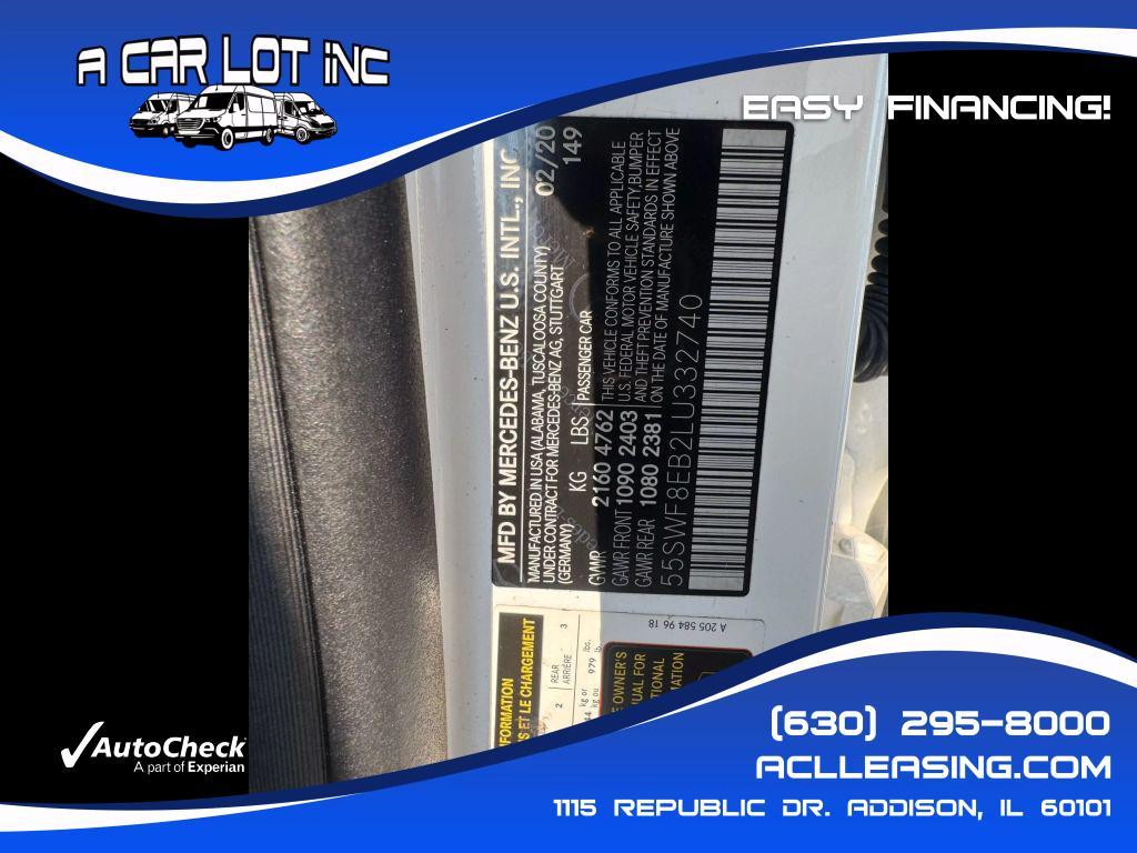 used 2020 Mercedes-Benz C-Class car, priced at $22,995