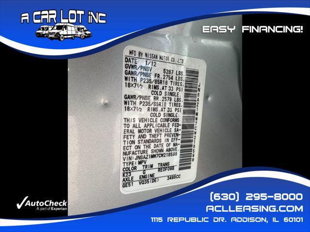 used 2012 Nissan Murano car, priced at $6,495