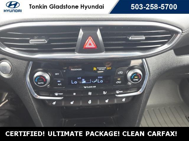 used 2019 Hyundai Santa Fe car, priced at $24,800