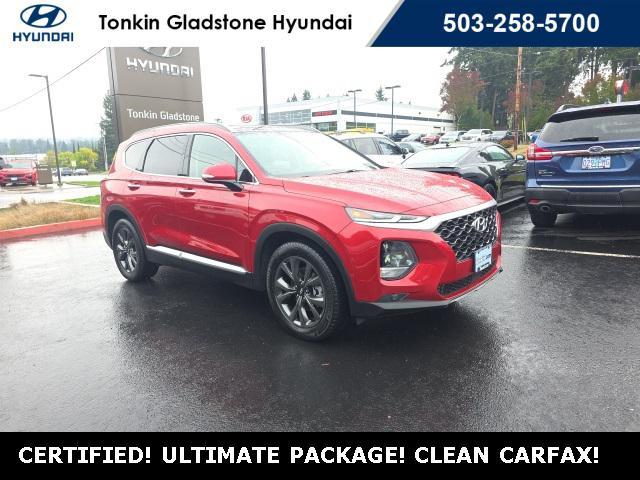 used 2019 Hyundai Santa Fe car, priced at $24,995