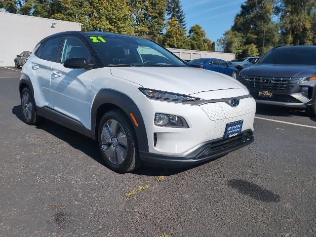 used 2021 Hyundai Kona EV car, priced at $23,350