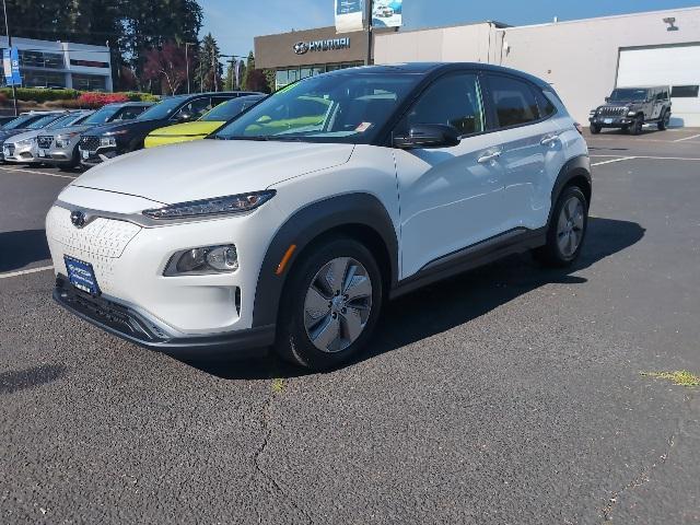 used 2021 Hyundai Kona EV car, priced at $23,350