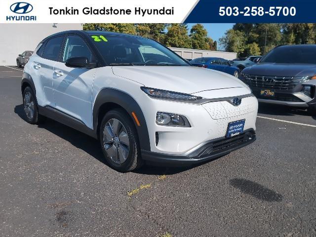 used 2021 Hyundai Kona EV car, priced at $23,350