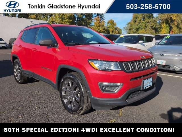 used 2021 Jeep Compass car, priced at $18,998