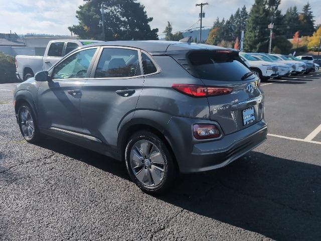 used 2021 Hyundai Kona EV car, priced at $14,495