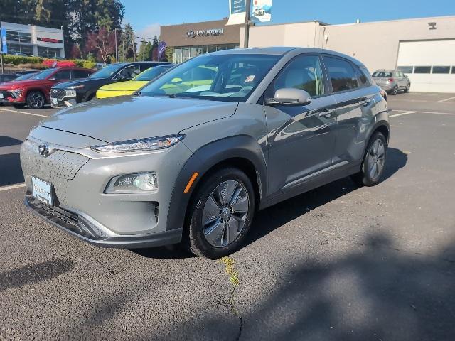 used 2021 Hyundai Kona EV car, priced at $14,495