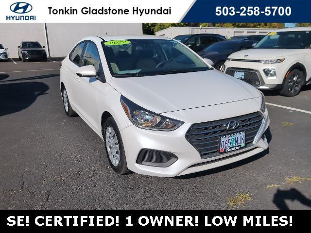 used 2022 Hyundai Accent car, priced at $15,997