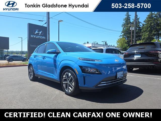 used 2022 Hyundai Kona EV car, priced at $22,694