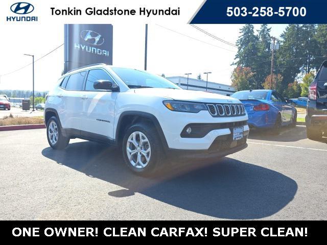 used 2024 Jeep Compass car, priced at $23,493
