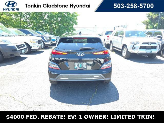 used 2022 Hyundai Kona EV car, priced at $24,695