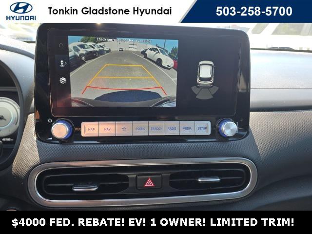 used 2022 Hyundai Kona EV car, priced at $24,695