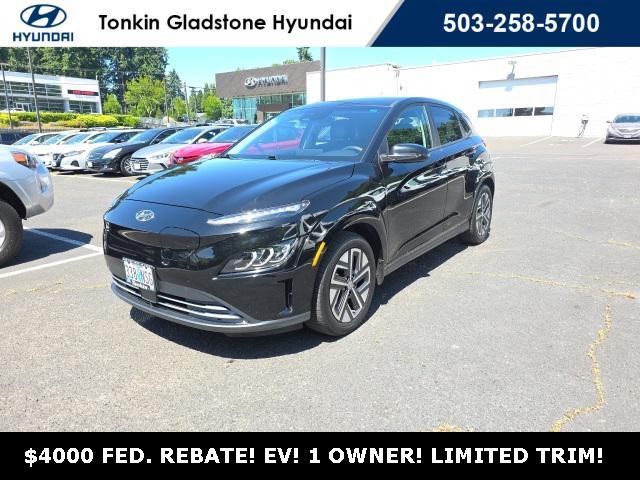 used 2022 Hyundai Kona EV car, priced at $24,695