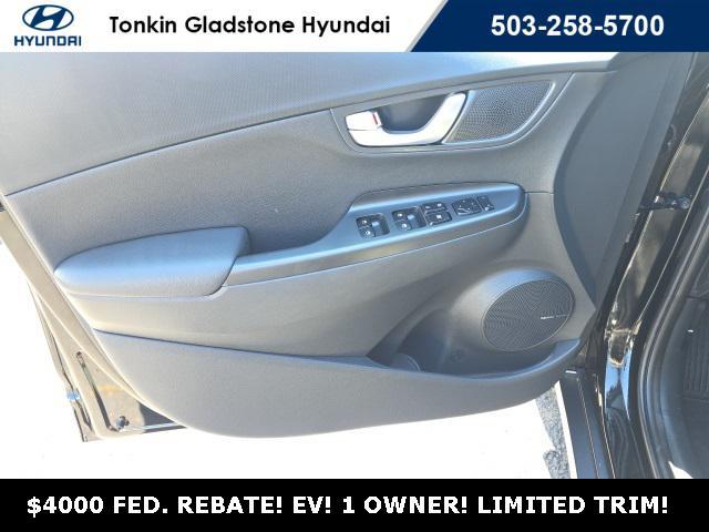 used 2022 Hyundai Kona EV car, priced at $24,695