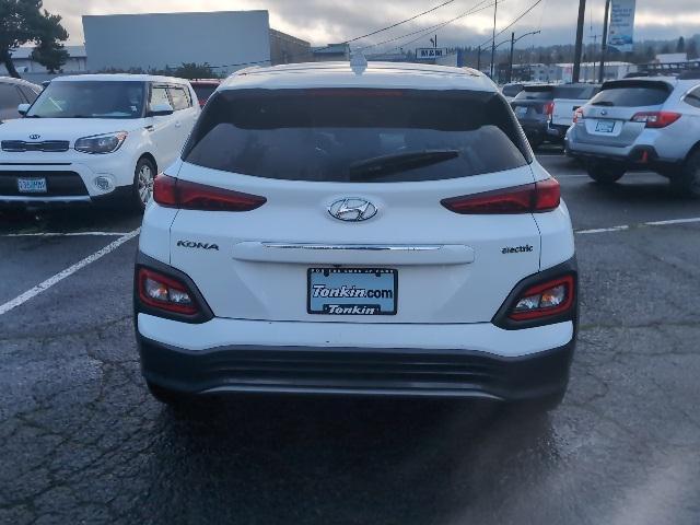 used 2021 Hyundai Kona EV car, priced at $19,998