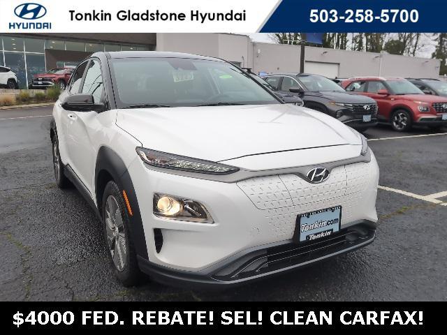 used 2021 Hyundai Kona EV car, priced at $20,995